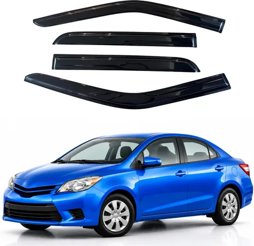 Vista 292 de Visera de ventana IG para Ford Focus Sedán y Hatchback 2012-2018, Protector de ventana lateral para lluvia y viento estilo Mugen, extra duradero
