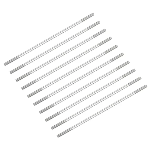 Vista 33 de METALLIXITY Tornillos de doble extremo (rosca M3, 0.787 in de longitud), 20 unidades, acero inoxidable 304, pernos de varilla roscados dobles