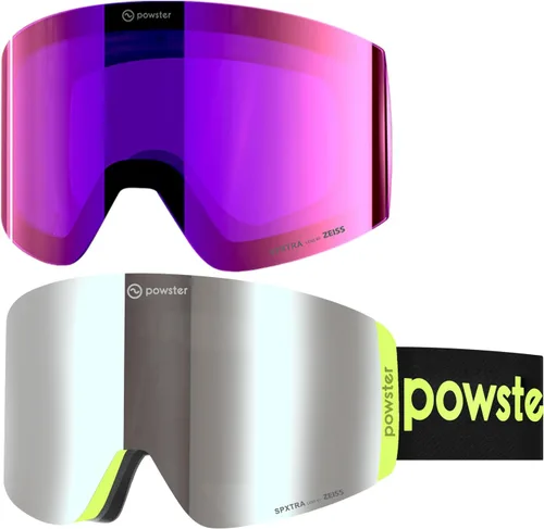 Vista 29 de Ski Goggles Snow OTG Snowboard Goggles Magnetic Interchangeable Lens Frameless UV Protection Anti-fog mobile Skating