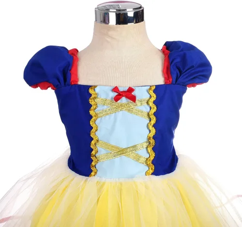 Vista 4 de LITO ANGELS - Disfraz de princesa para niñas pequeñas Halloween Navidad fiesta de disfraces con accesorios