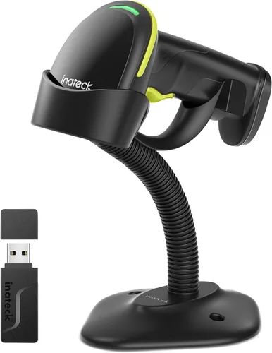 Vista 11 de Inateck Escáner de Código de Barras 2D con Soporte Inteligente, Escáner de Código QR Inalámbrico, Escáner de Mano con APP y SDK, Imagen 2D