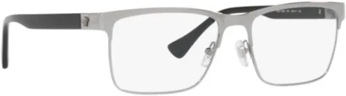 Vista 2 de Versace VE 1285 1001 - Lentes rectangulares (2.205 in), plomizo
