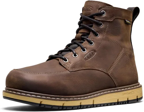 Vista 10 de KEEN Utility Botas de trabajo San José con punta de aleación de 6 pulgadas para hombre Negro/Chicle