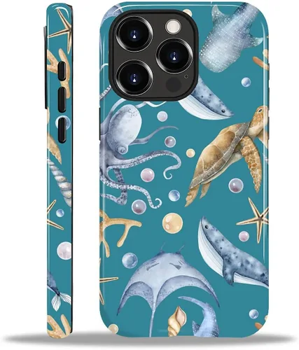 Vista 13 de Funda para iPhone 11, resistente híbrida 2 en 1, protección completa contra golpes con acabado brillante, diseño de collage de tela a cuadros