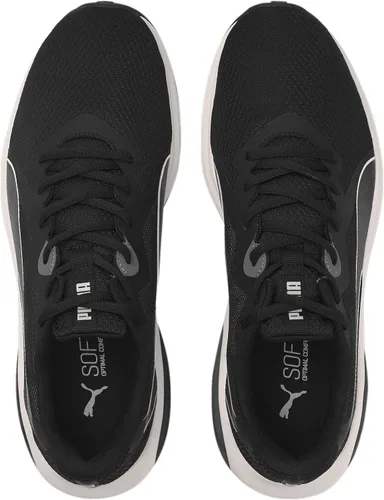 Vista 4 de PUMA Tenis Twitch Runner para hombre Puma White-high Risk Rojo