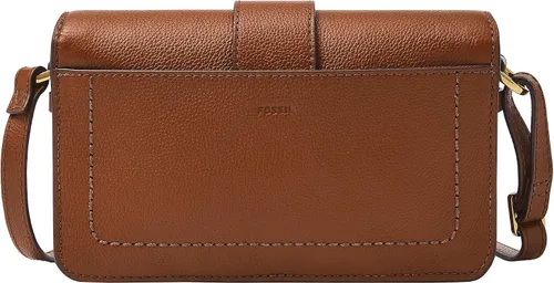 Vista 3 de Fossil Zoey - Bolso cruzado de piel con solapa grande o pequeña para mujer