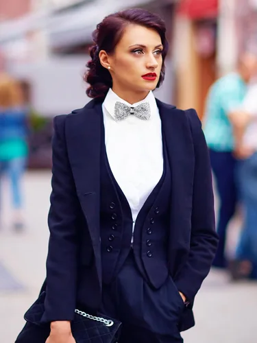 Vista 5 de 2 pajaritas con diamantes de imitación para banquete para hombre, preatadas para bodas y fiestas (negro y plateado), Negro y plateado