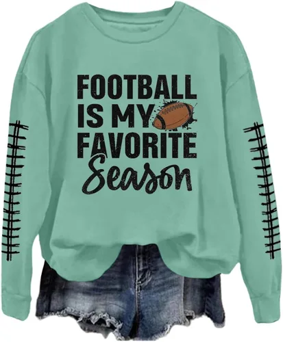 Vista 39 de Sudadera casual para mujer, manga larga, con cuello redondo, ropa de primavera, tallas S-3XL