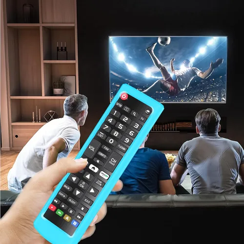 Vista 2 de Funda para control remoto LG TV, cubierta de batería compatible con control remoto LG para Smart TV serie AKB universal TV, cubierta para control