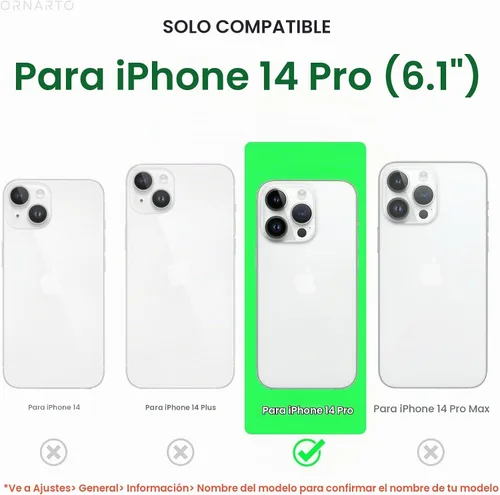 Vista 2 de ORNARTO - Funda para iPhone 14 Pro de 6.1 pulgadas, silicona líquida delgada, azul bebé 3-Layer Full Covered Soft Gel Rubber, Non-Slip Grip