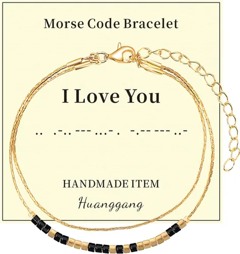 Vista 12 de Regalos inspiradores para mujeres, pulseras con código morse, mensaje secreto para hija, mamá, mejor amiga, profesora, día de la madre, día de San