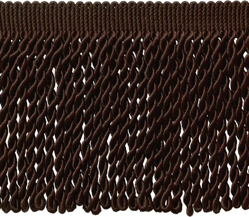 Vista 4 de Colección Basic Solid de 6 pulgadas (5.9 in) con flecos de lingote satinado tradicional (estilo # BFS6) gris plateado #049 (gris plateado) paquete