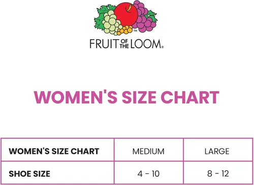 Vista 3 de Fruit Of The Loom Paquete de 10 calcetines acolchados para mujer