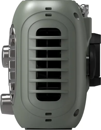 Vista 5 de Kaito KA777 Radio de emergencia y ventilador portátil - Radio meteorológica AM/FM NOAA y banco de energía de 4,000 mAh recargable con panel solar