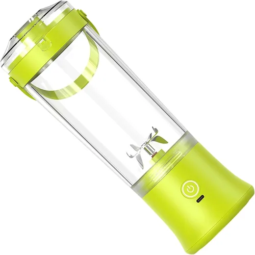 Vista 11 de Potente 7.4 V eléctrico Juicer Cup con textura de diseño portátil para frescura Mezcla de frutas en casa Gimnasio Oficina Licuadora de alta velocidad