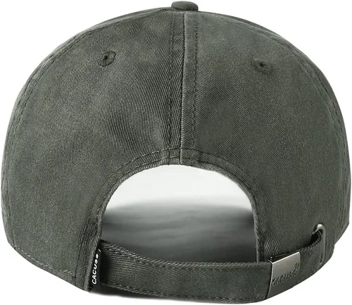 Vista 5 de CACUSS Men's Cotton Dad Hat Classic Baseball Cap with Adjustable Buckle Closure Golf Cap