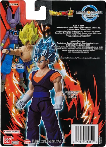 Vista 6 de Bandai Dragon Ball Super Evolve - Figura de acción Super Saiyan God Super Saiyan Vegito de 5 pulgadas