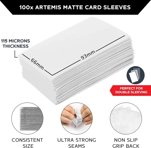 Vista 3 de Quiver Time Paquete de cartas coleccionables blancas para cartas coleccionables y fundas para cartas, compatible con Magic: The Gathering Cards