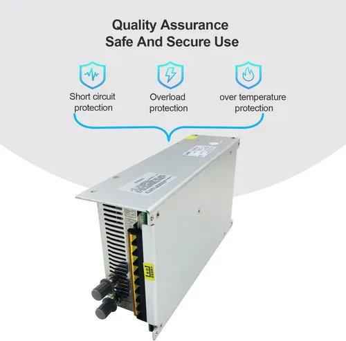 Vista 4 de Fuente de alimentación de conmutación de salida ajustable de 1000 W, convertidor de voltaje CC CV AC 110V-220V a DC 0-36V Módulo Pantalla digital