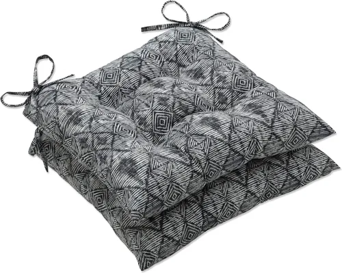 Vista 6 de Pillow Perfect Outdoor Cojín Nesco Stone de 16.5 pulgadas, 16.5 x 16.5 x 5, negro