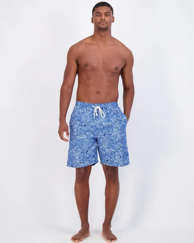 Vista 5 de Real Essentials Paquete de 3 Traje de baño de secado rápido para hombre de 7 pulgadas con forro de malla (disponible en tallas grandes y altas)