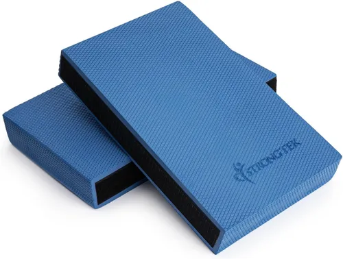 Vista 7 de StrongTek 2-in-1 Foam Balance Pad and Kneeling Pad, Non-Slip Supportive Cushioning, Core Stability Training, Yoga and Pilates, Physical Therapy