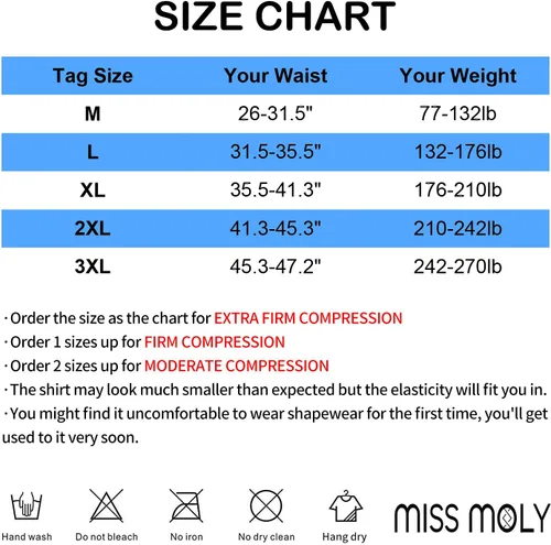 Vista 6 de MISS MOLY Camisas de compresión para hombre, camiseta adelgazante, chaleco moldeador para ocultar ginecomastia Moobs capa base camisetas sin mangas