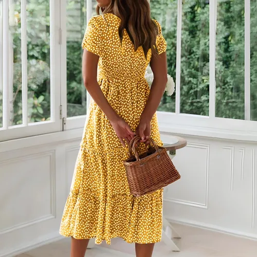 Vista 4 de Minivestido casual de mujer para primavera y verano