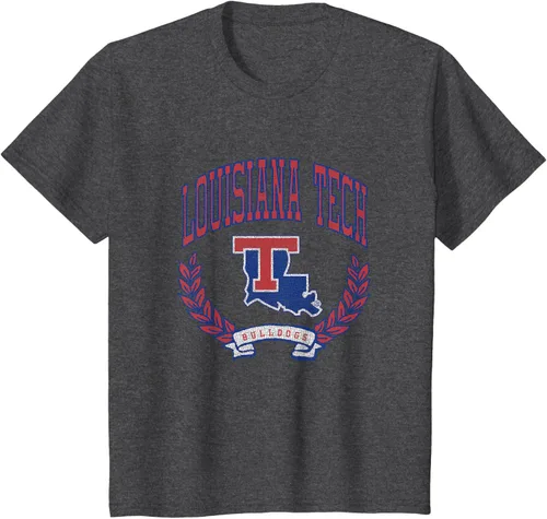 Vista 13 de Louisiana Tech Bulldogs Varsity Logo - Camiseta con licencia oficial, Negro