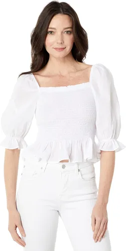 Vista 5 de Tommy Hilfiger Blusa Peplum fruncida para mujer