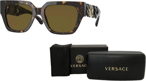 Vista 3 de Versace VE4409F Square Sunglasses for Women BUNDLE With Designer iWear Complimentary Eyewear Kit