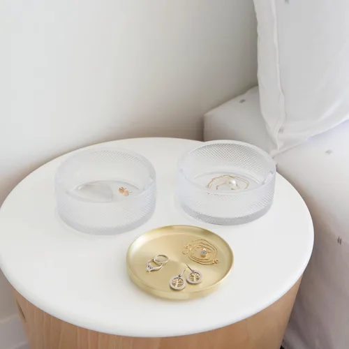Vista 5 de Umbra Tesora - Joyero de dos niveles con tapa extraíble, organizador de joyas