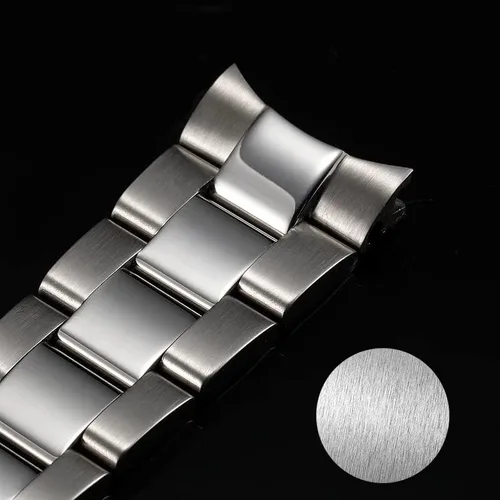 Vista 5 de NRYCR Watch Band For Rolex SUBMARINER DAYTONA Fine-Tuning Pull Button Clasp Watch Strap Accessories Men Stainless Steel Watch Bracelet