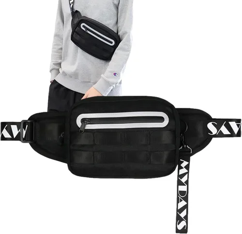 Vista 6 de TANZEM Small Crossbody Sling Bag, Multipurpose Crossbody wallet bag, Durable Men Shoulder Chest Bag, Lightweight Shoulder Waist Bag, ports Chest