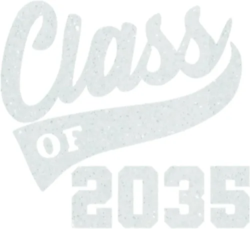 Vista 13 de Senior 2035 Iron On Transfer for Shirts, Black