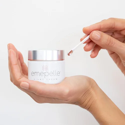 Vista 2 de Emepelle Crema de noche, crema reparadora de la piel con tecnología MEP, 1.7 oz