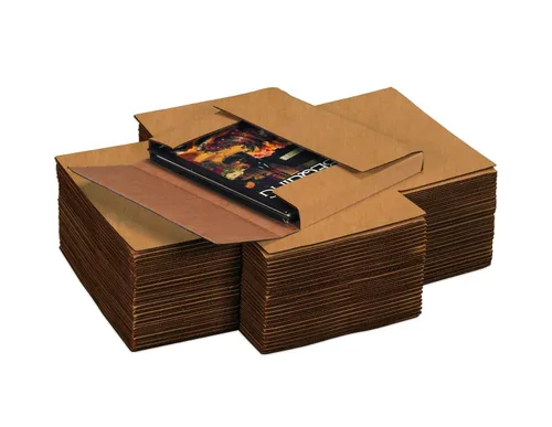 Vista 6 de Selecciona un tamaño: carpetas fáciles de plegar, de Tape Logic, Kraft, 50