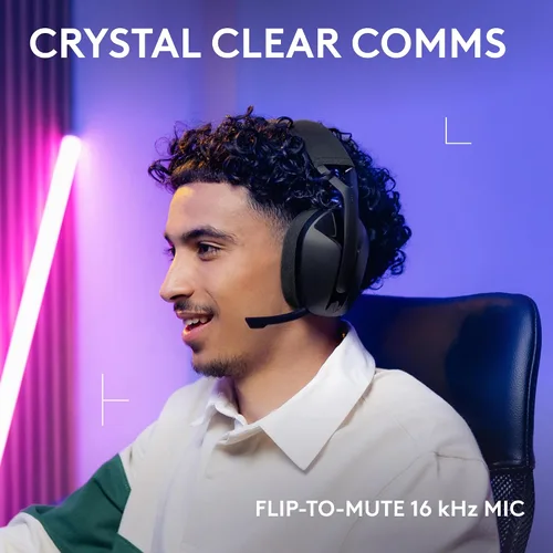 Vista 3 de Logitech G321 Lightspeed - Auriculares inalámbricos Bluetooth para juegos, comodidad y ajuste dinámicos, micrófono Boom de 16 kHz, más de 20 horas
