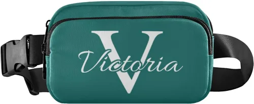 Vista 23 de Riñoneras personalizadas para mujeres y hombres, bolsa de cinturón personalizada con correa ajustable, riñoneras de moda, bolsa cruzada para la #01