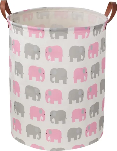 Vista 30 de NTAOHAMPER - Cesta de lavandería, cesta de ropa, caja de almacenamiento impermeable para el dormitorio, cesta organizadora de ropa, caja para Animal