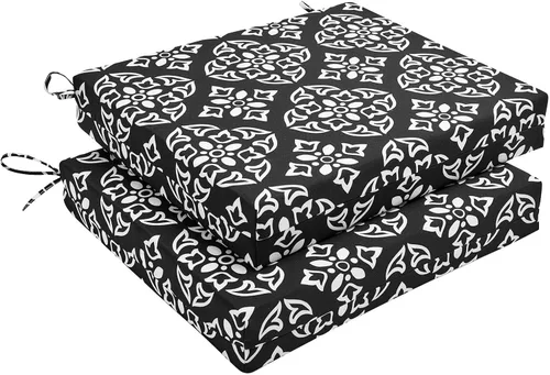 Vista 9 de Basic Beyond Juego de 4 cojines para sillas de exterior, cojines de exterior para muebles de patio, cojines resistentes al agua para sillas de patio