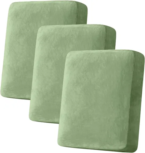Vista 107 de Funda para Sofá de Terciopelo Elástico Funda de Cojín de Sofá 1 Pieza - Funda Elástica Lavable para Asiento o Respaldo, Fundas de Asiento para Sofás