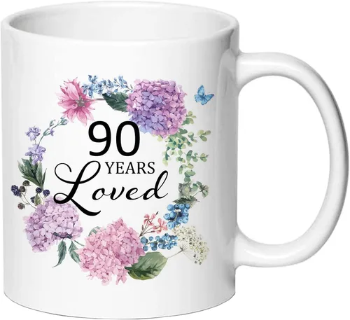 Vista 12 de 100th Birthday Coffee Mug, 100 Years Fabulous Gift for Women 11oz
