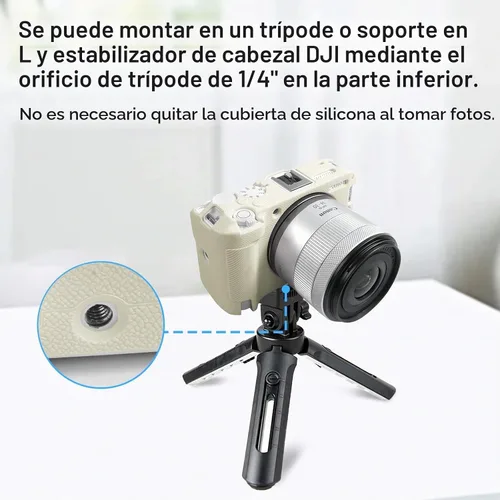 Vista 7 de Funda protectora para cámara Canon EOS R50 V, color beige