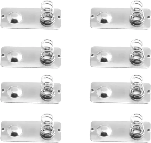 Vista 8 de Heyiarbeit 20Pcs Battery Spring AA Battery Contacts Positive to Negative Conversion Spring Contact for Remote Control Battery Charger, Nickle