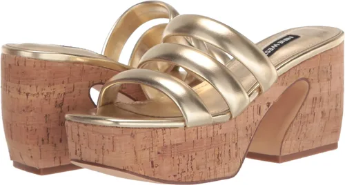 Vista 7 de NINE WEST Sandalias de cuña Danne para mujer