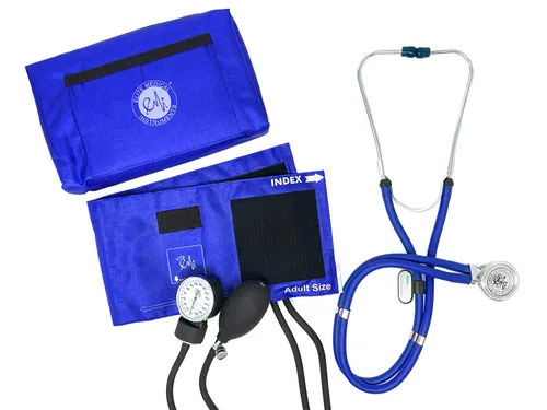 Vista 9 de Tensiómetro aneroide manual para presión arterial de pulsera EMI LARGE con funda, 1