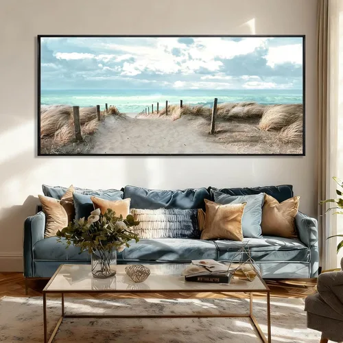 Vista 11 de YJYart Cuadros de Pintura de Pared de Acuarela Abstracta para Decoración de Pared de Baño Azul Marino Impresiones en Lienzo Arte de Pared Azul