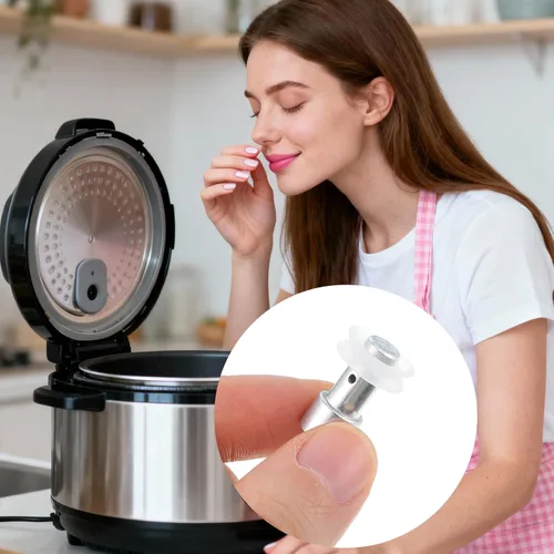Vista 5 de Sello de válvula de flotador para piezas de repuesto de olla instantánea con junta de 10 selladores Pressure Cooker Silicone Pressure Valve