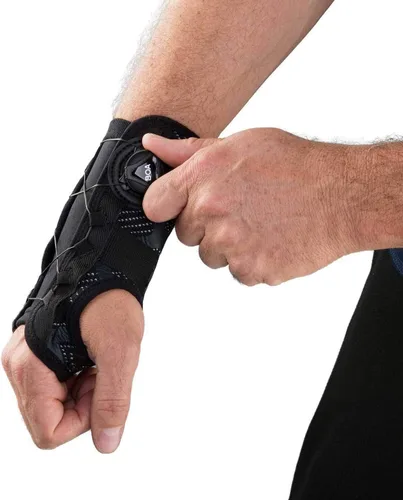 Vista 2 de DonJoy Performance Bionic - Muñequera ajustable con carrete para túnel carpiano, esguinces, tendinitis e inestabilidades, diseño anatómico
